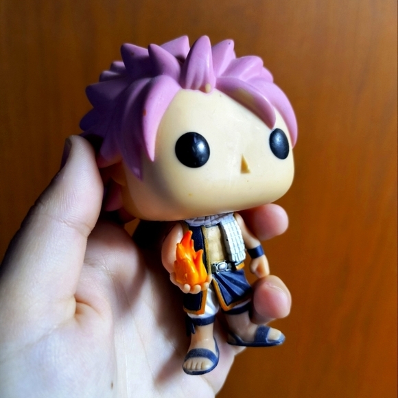 Funko Other - Anime Character Vinyl Figure with Pink Hair Funko POP Anime: Fairy Tail Natsu Ac